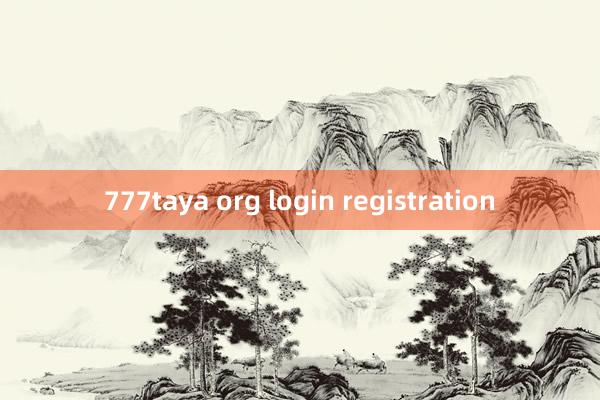 777taya org login registration